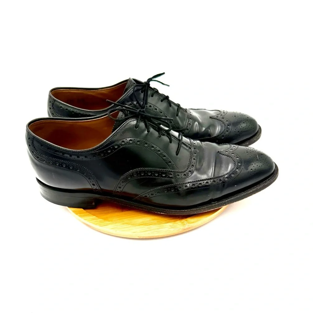 Johnston & Murphy‎ Black Leather Oxfords